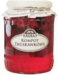 Krokus KOMPOT TRUSKAWKOWY 640 g (260 g)