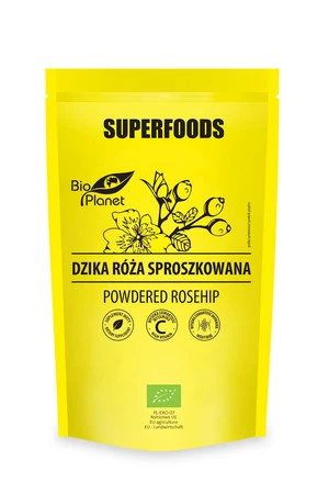 Bio Planet − Superfoods, dzika róża sproszkowana − 150 g