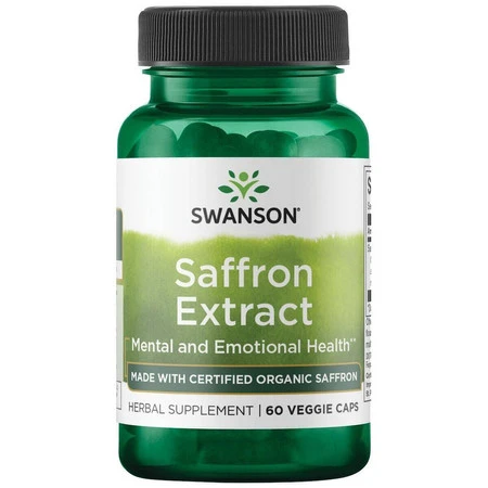 SWANSON Szafran Saffron Extract 30 mg - 60 kaps. vege