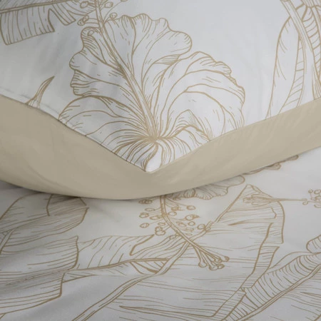 Komplet Pościeli Satynowej Spring 50 140 x 200 cm, Biały