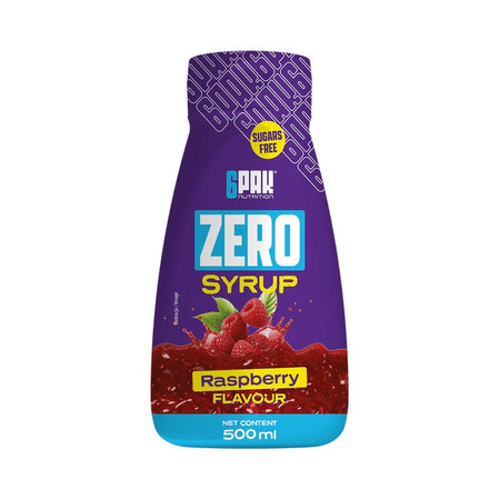 6PAK SYRUP ZERO 500ml smak malina