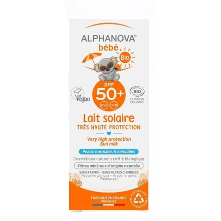 Alphanova Bebe, Przeciwsłoneczny Krem na słońce SPF 50+ SUN, 50g