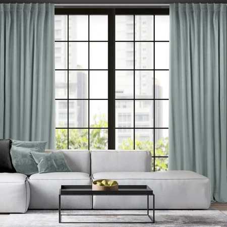 ZASŁONA GOTOWA MADLEN NA TAŚMIE 140 X 300 CM SZARY