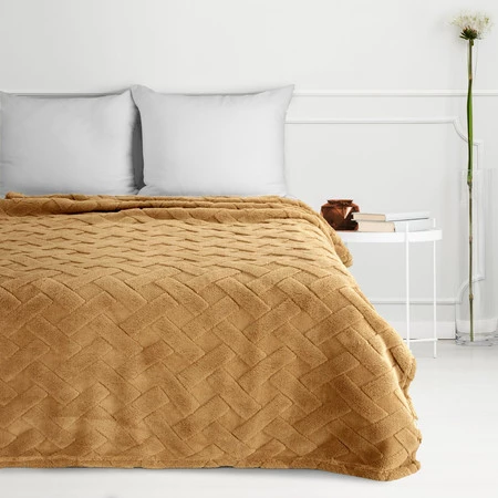 Koc D91/K/CARO 170X210 MIODOWY