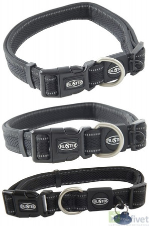 BUSTER REFLECTIVE MESH Obroża Czarna Roz.XL