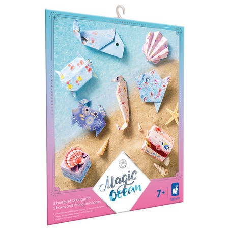 Janod Zestaw kreatywny do tworzenia origami Magiczny ocean 7+