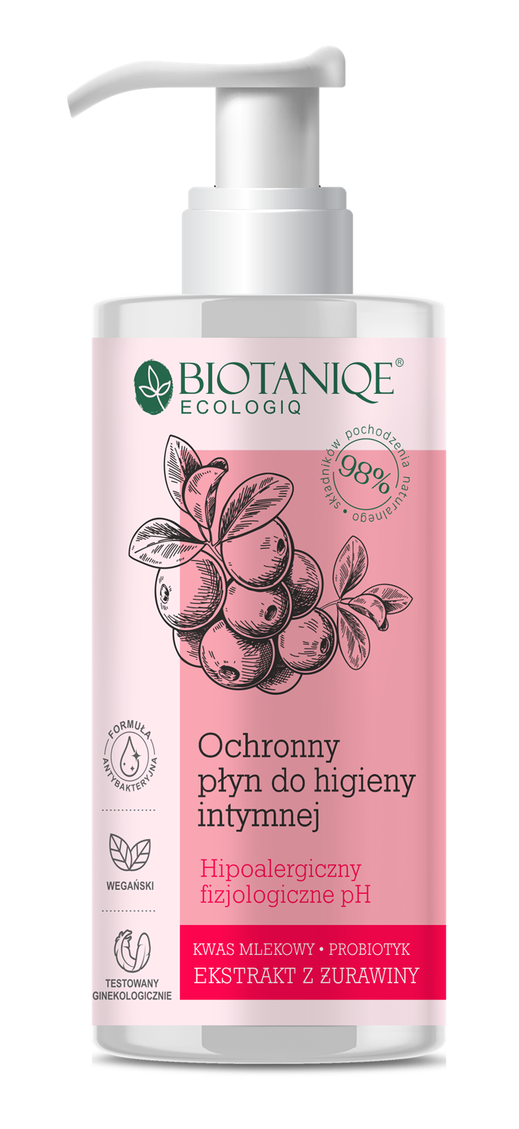 Biotaniqe, Ecologiq, Ochronny Płyn do Higieny Intymnej, 300 ml - Nabea.pl