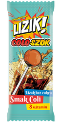 Lizik COLOSZOK lizak bez cukru smak coli 1 szt. STARPHARMA