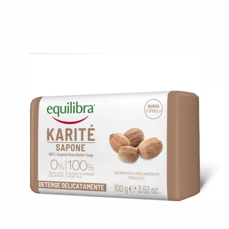 Equilibra, Mydło z masłem shea, 100 g