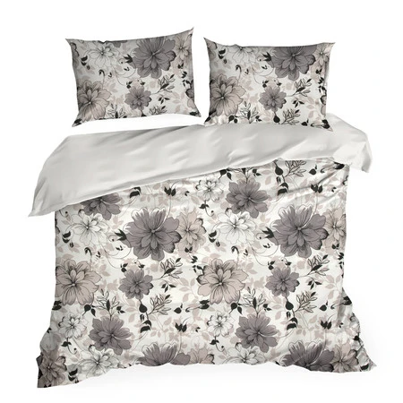 Komplet pościeli satynowej Spring 09, 220 x 200 cm, Biały