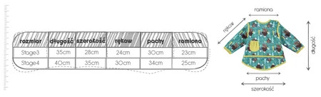 Close, Śliniak z rękawkami, Toucan, STAGE 4