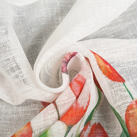 FIRANA GOTOWA STELLA NA TAŚMIE 150 X 60 CM BIAŁY