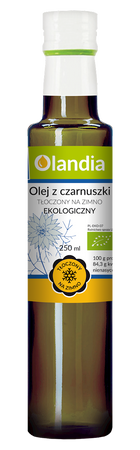 Olandia − Ekologiczny olej z czarnuszki − 250 ml