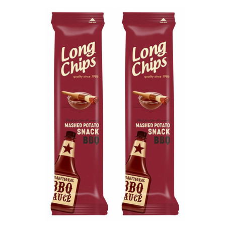 Zestaw 2x Chipsy ziemniaczane o smaku barbecue 75 g