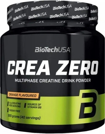 BioTech USA Crea ZERO Kreatyna 320 g smak pomarańcza