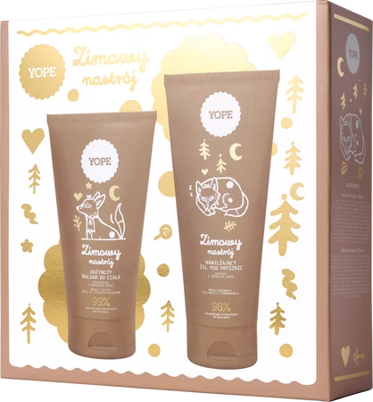 Yope Xmas Zestaw Zimowy Nastrój Żel pod prysznic 200ml+Balsam do ciała 150ml