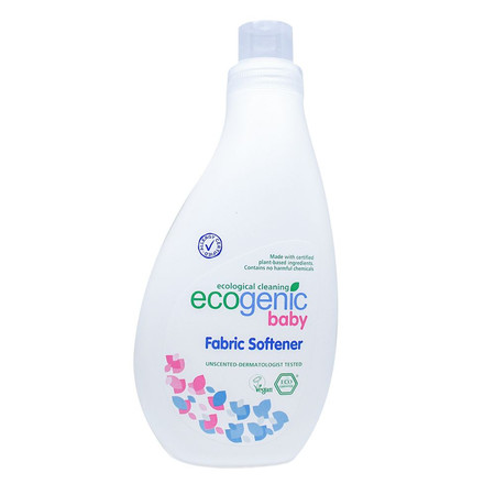 Ecogenic Baby, Hipoalergiczny płyn do zmiękczania ubranek dziecięcych, bezzapachowy, 1000 ml
