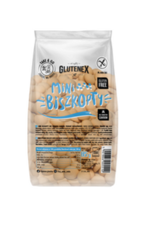 MINI BISZKOPTY BEZ DODATKU CUKRÓW BEZGLUTENOWE 85 g - GLUTENEX