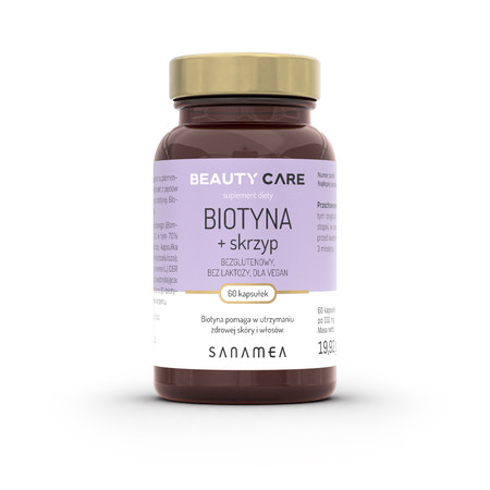 SANAMEA Beauty Care Biotyna + Skrzyp 60 kaps.
