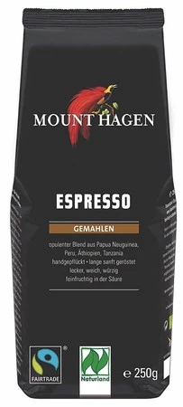 Mount Hagen kawa mielona Arabica 100 % BIO 250 g 