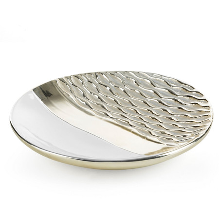 PATERA DEKORACYJNA DOLY (01) O 29 X 4 CM BIAŁY
