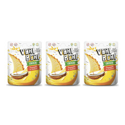 Zestaw: 3x Veri Beri Bezglutenowe żelki ananas z kokosem 50 g