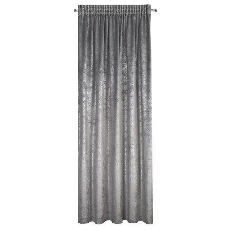 Zasłona 135x270 Avena stalowa szampańska gotowa na taśmie