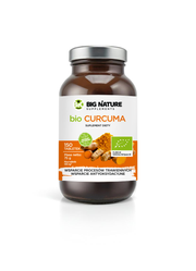 Big Nature Curcuma + Piuperyna wsparcie dla wątroby BIO 150 tabl. KRÓTKA DATA 2026-10-11