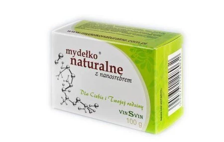 Vinsvin − Mydełko z nanosrebrem w kostce − 100 g