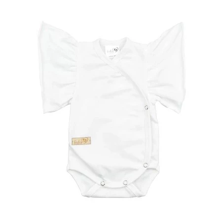 BABY 01374 Body niemowlęce kr rękaw Butterfly Ecru 56/62