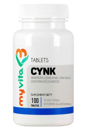Myvita Cynk glukonian cynku 100 T