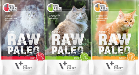 Vet Expert RAW PALEO Game Dziczyzna dla dorosłych 100g