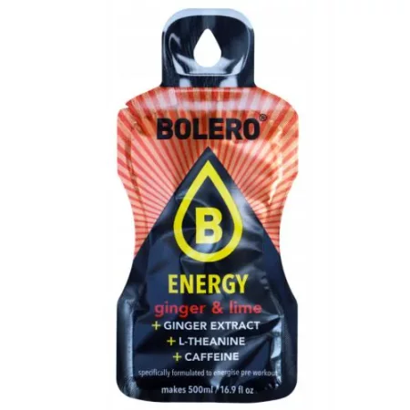 Bolero Energy Imbir i Limonka 7g napój w proszku ze stewią