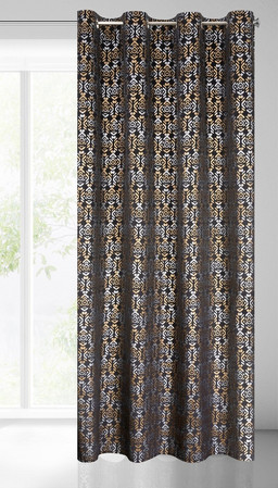 ZASŁONA GOTOWA LAURA 140 X 250 CM CZARNY