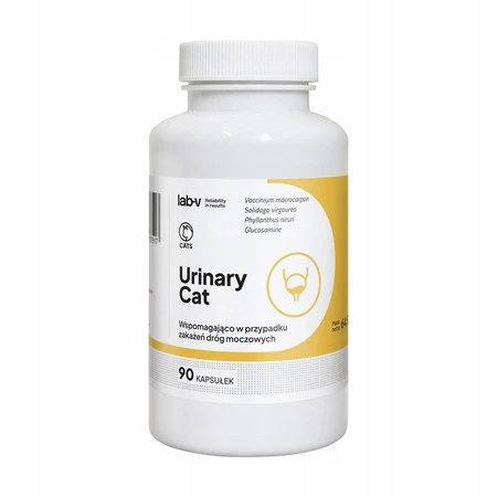 Lab-V Urinary Cat  wsparcie układu moczowego dla kotów 90 kaps.