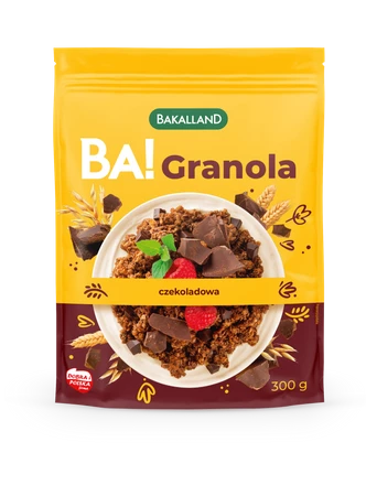 Bakalland BA! Granola czekoladowa 300g pełnoziarnista