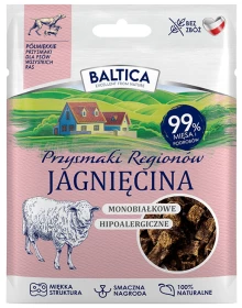 Baltica Półmiękkie monoproteinowe przysmaki dla psa z jagnięciny 30g