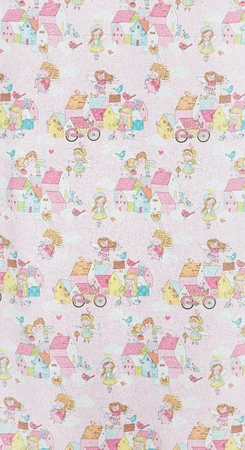 ZASŁONA GOTOWA POLLY 140 X 250 CM RÓŻOWY