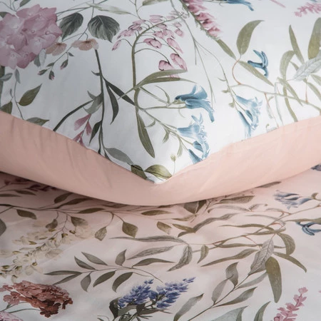 Komplet Pościeli Satynowej Spring 51 140 x 200 cm, Biały