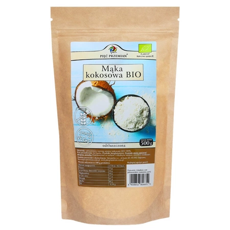 Pięć Przemian − Mąka kokosowa Bio − 500 g