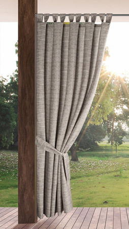 Zasłona gotowa Garden 10 na Szelkach 155 x 200 cm, Brązowy
