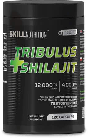 Skil Nutrition Tribulus + Shilajit booster testosteronu 120 kaps. vege