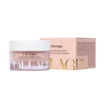 Trimay Krem na noc do twarzy i szyi z kolagenem i bakuchiolem 50ml