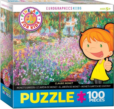Puzzle 100 Smartkids Monets Garden by Claude Mo 6100-4908 -