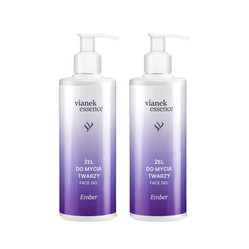 Zestaw: 2x Vianek Essence żel do mycia twarzy Ember 300ml