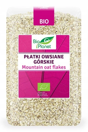 Bio Planet − Płatki owsiane BIO − 1 kg