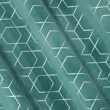 ZASŁONA GOTOWA MANDI 135 X 250 CM TURKUSOWY