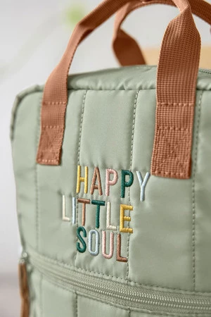 Lassig Plecak mini kwadratowy Little Gang Light khaki