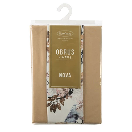 OBRUS ANITA 5 140 X 220 CM BEŻOWY