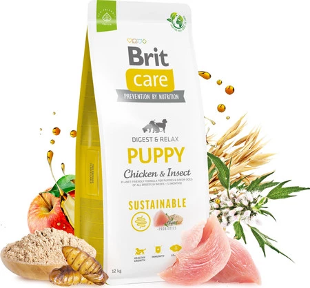 Brit Care Dog Sustainable Puppy Chicken Insect 3kg